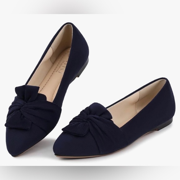 NWT Flats Pointed Toe Comfortable Bowknot Ballet Flats, MULTI COLORS AVAILABLE - Picture 9 of 9